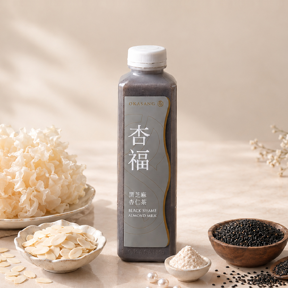 黑芝麻杏仁茶 ｜ 營養滿滿  ｜ 1000ml