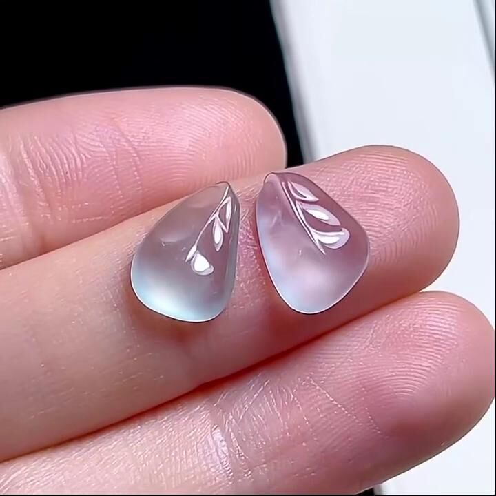 翡翠葉一對,天然翡翠A玉, 緬甸玉, Jade, Jadeite