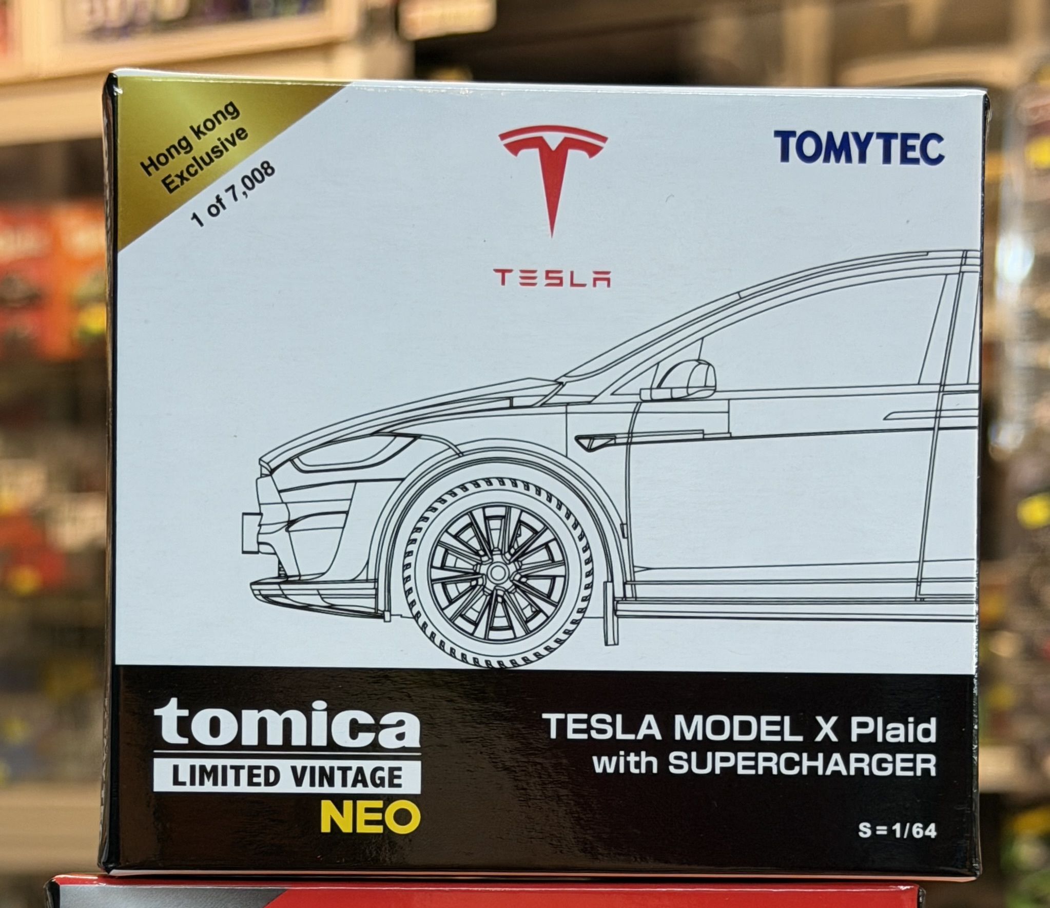 Tomytec Tomytec Tesla Model X Plaid with supercharger