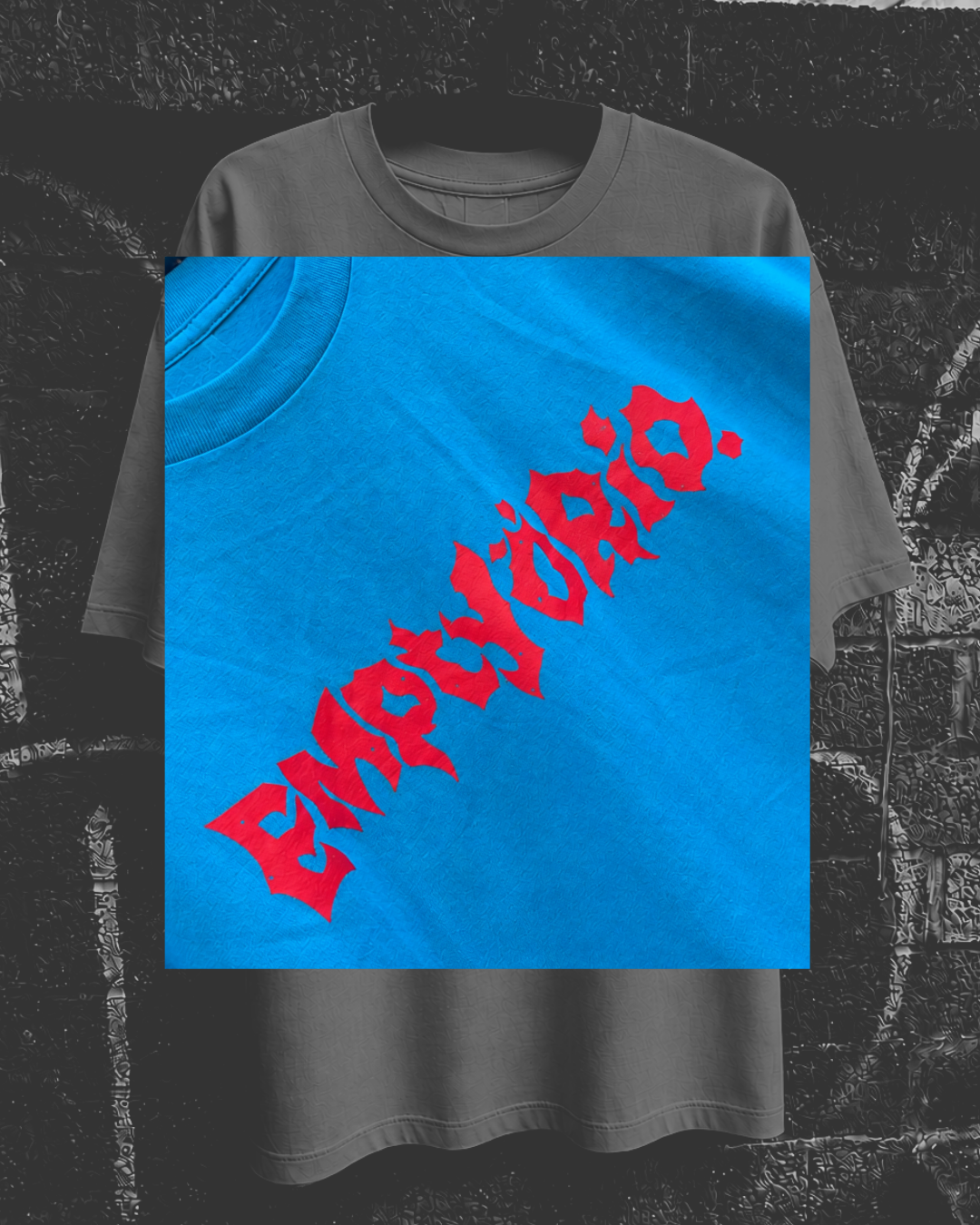【EmptyORio】藍以低調LOGO TEE