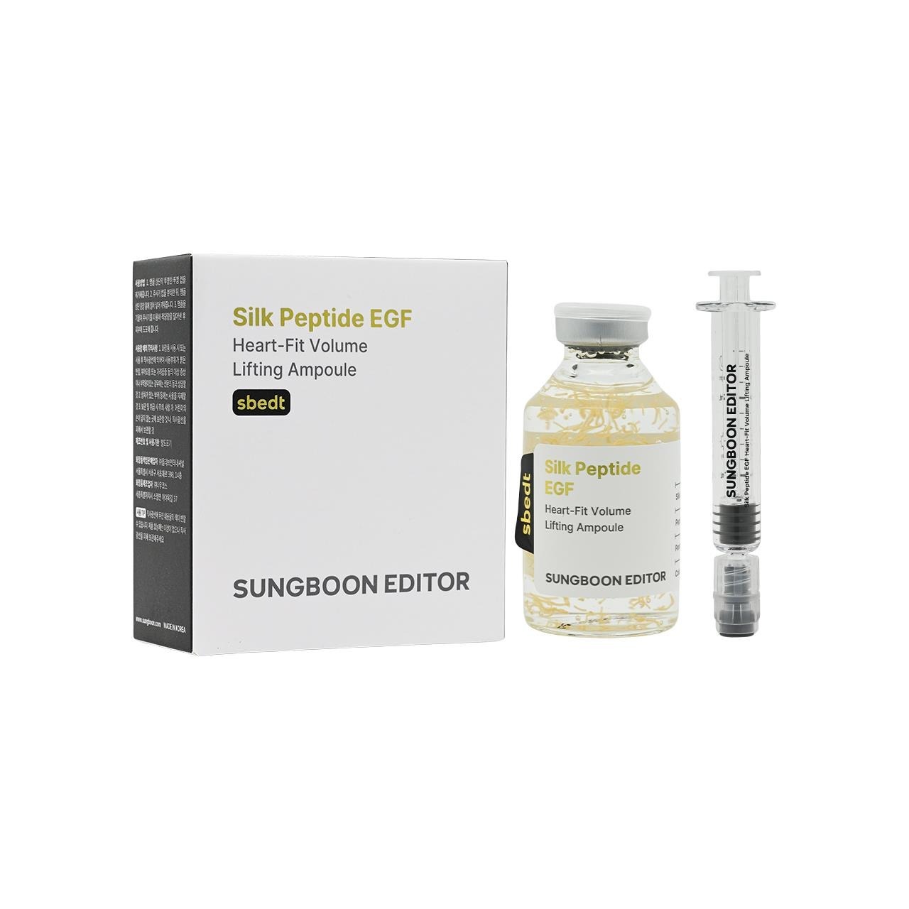 SUNGBOON EDITOR 蠶絲胜肽EGF 心型充盈提拉安瓶 (40ml) (EXP:2029.05)
