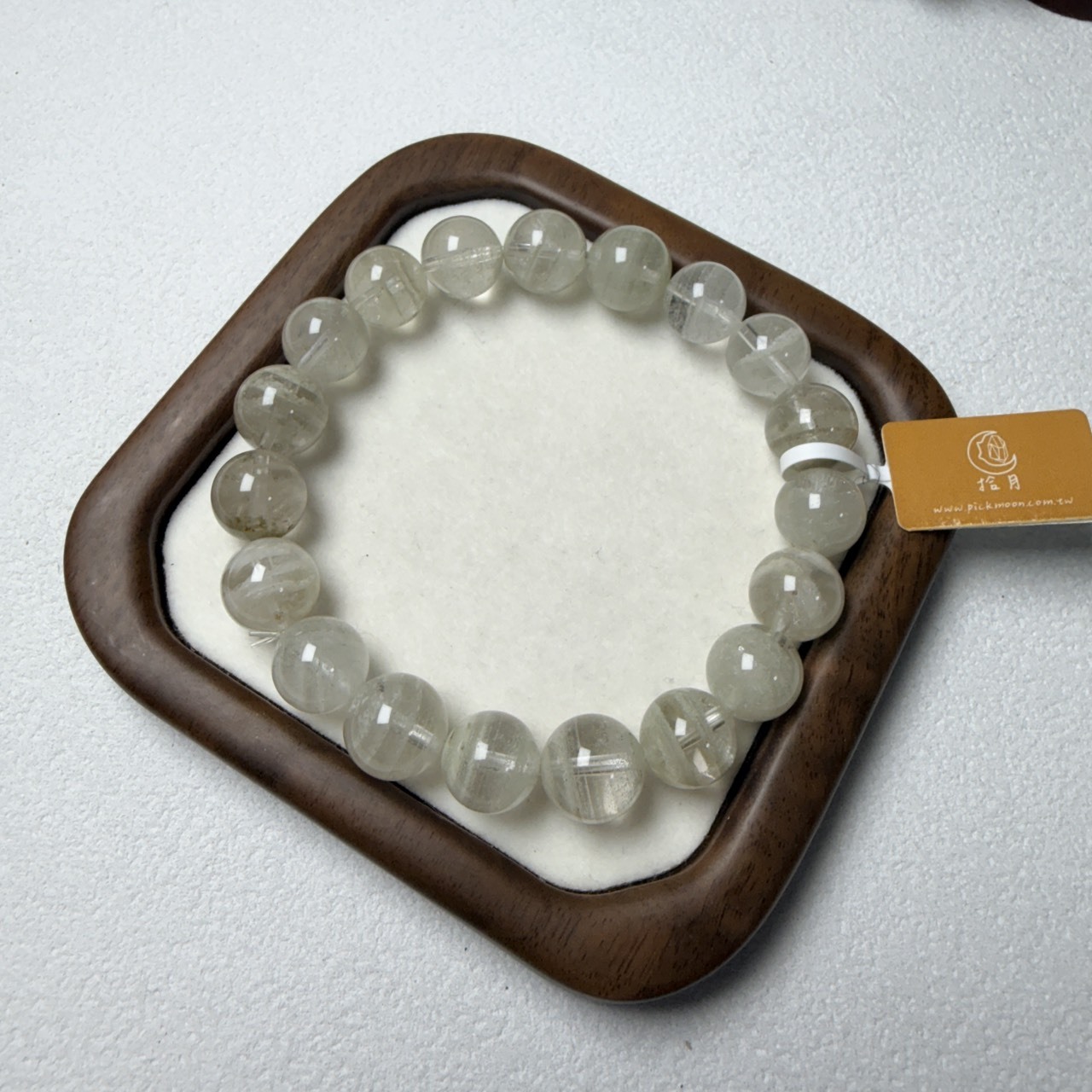 抹茶綠幽靈手鍊｜招財·事業·成長·心輪