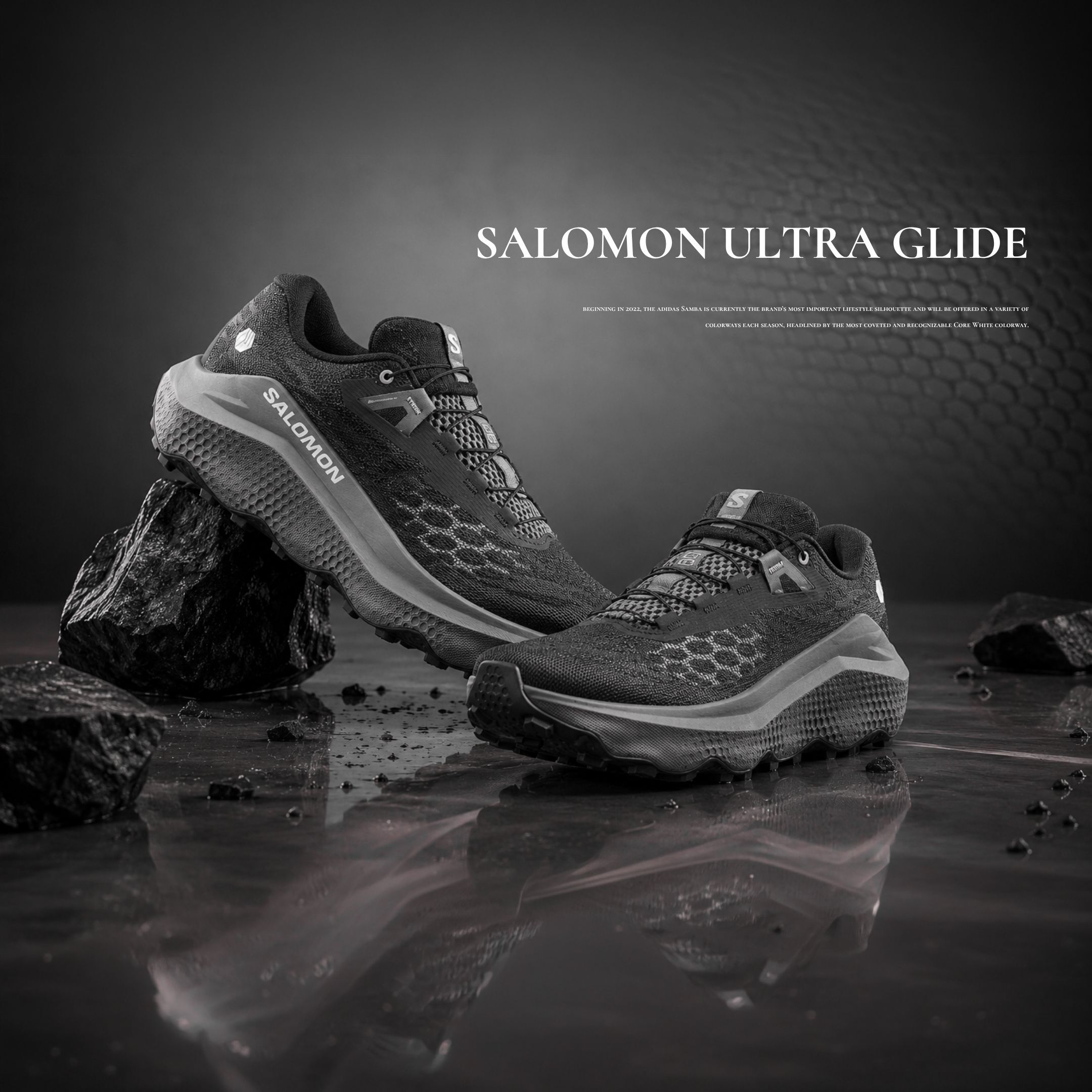 NICEDAY 代購 Salomon 索羅門 ULTRA GLIDE 4 越野 跑鞋 運動鞋 黑灰 灰 岩石灰 機能 L49141200