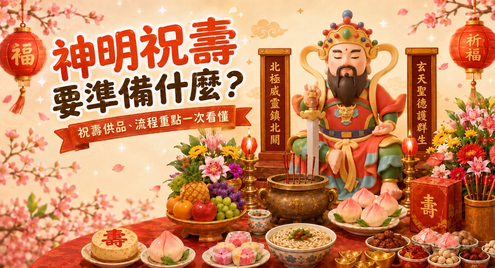 神明祝壽供品與宮廟法會客製平安米準備指南