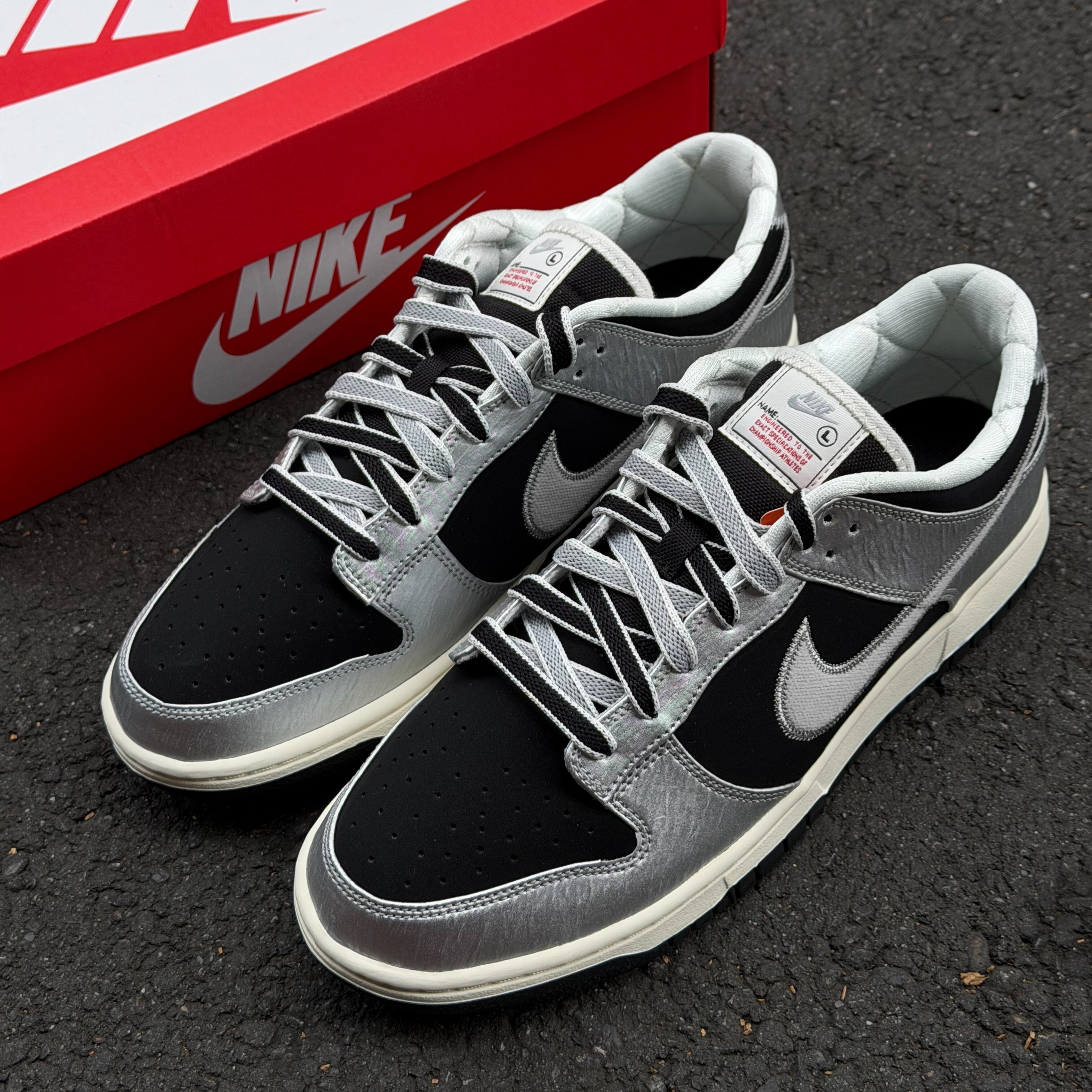 【官網限定】Nike Dunk Low Retro ''Metallic Silver Black'' 金屬銀黑 IM4413-001 IX