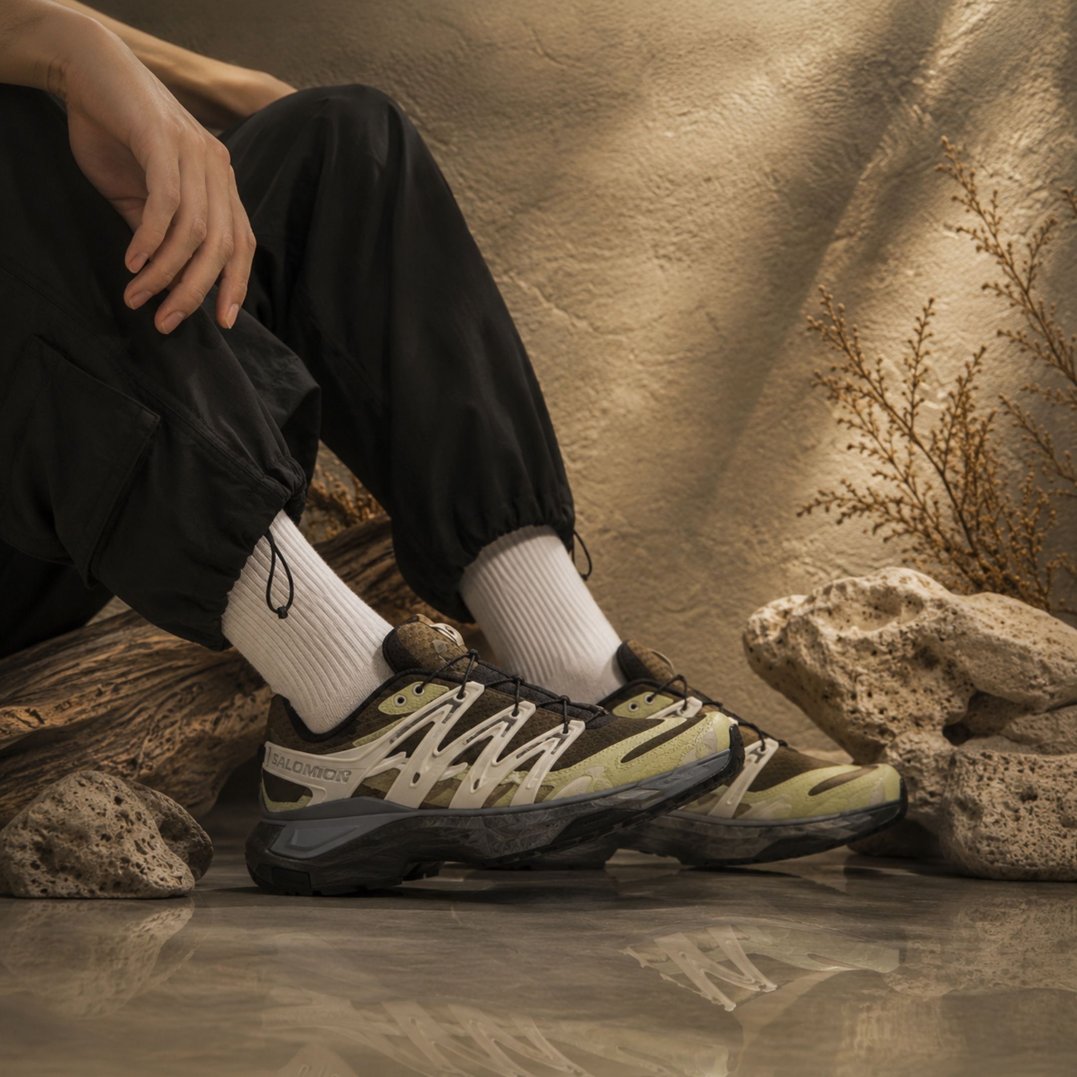 NICEDAY 代購 Salomon XT PURE 灰綠 綠 軍綠 深綠 索羅門 跑鞋 慢跑 厚底 機能 L47858900