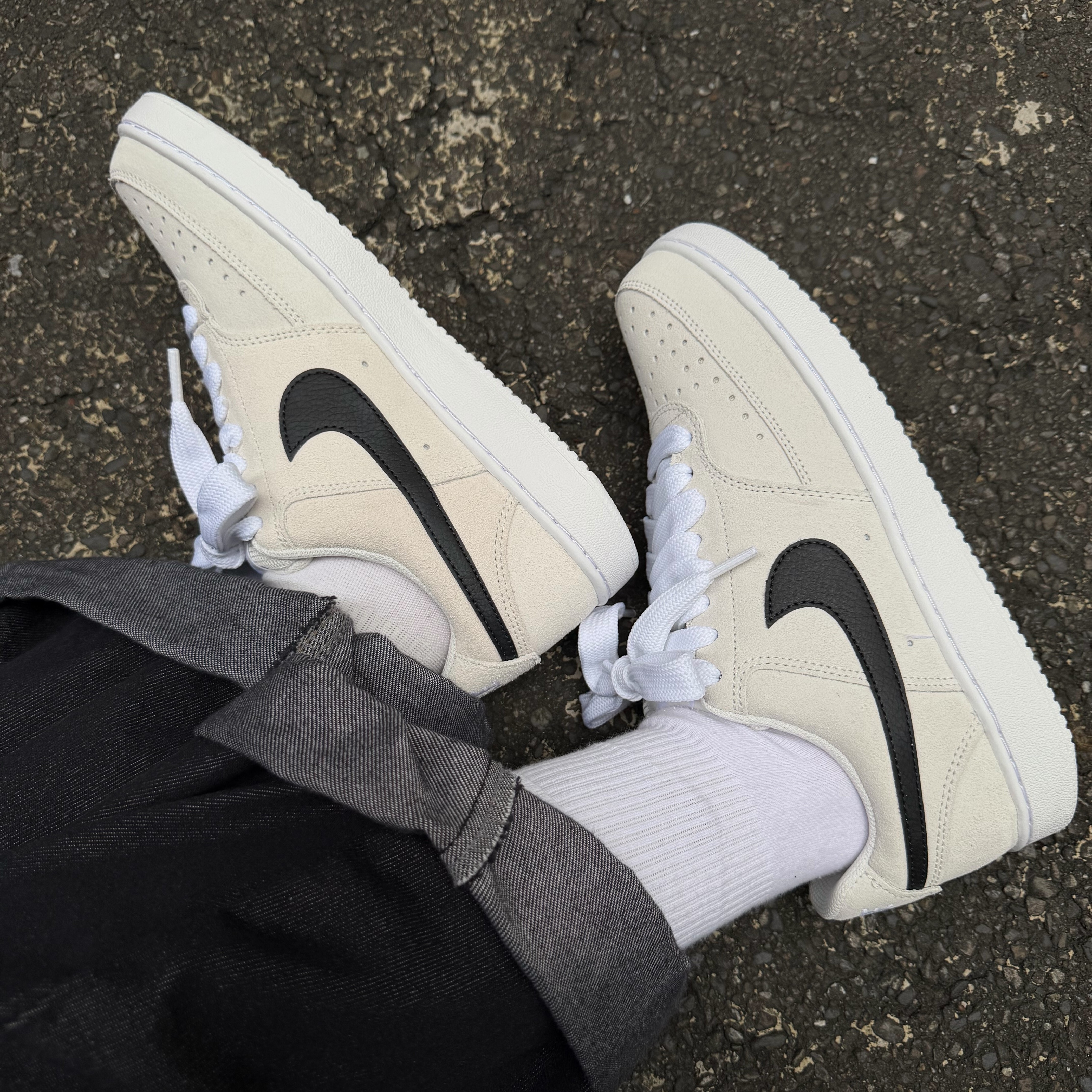 【官網限定】NIKE COURT VISION LO FL ''apricot'' 杏色 IO7727-101 IX