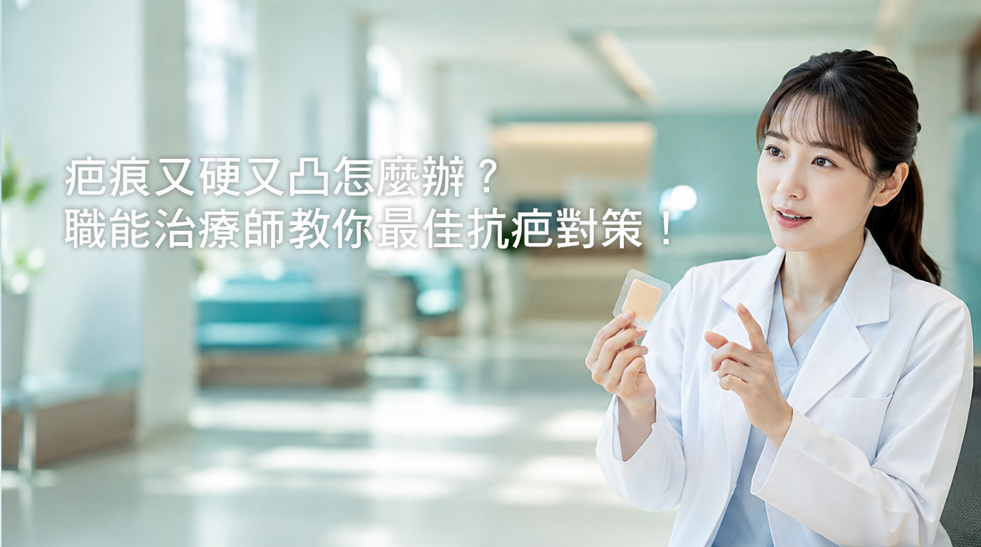 關節僵硬、疤痕又硬又凸怎麼辦？職能治療師教你依「身體不同部位」選擇最佳壓力與抗疤對策！