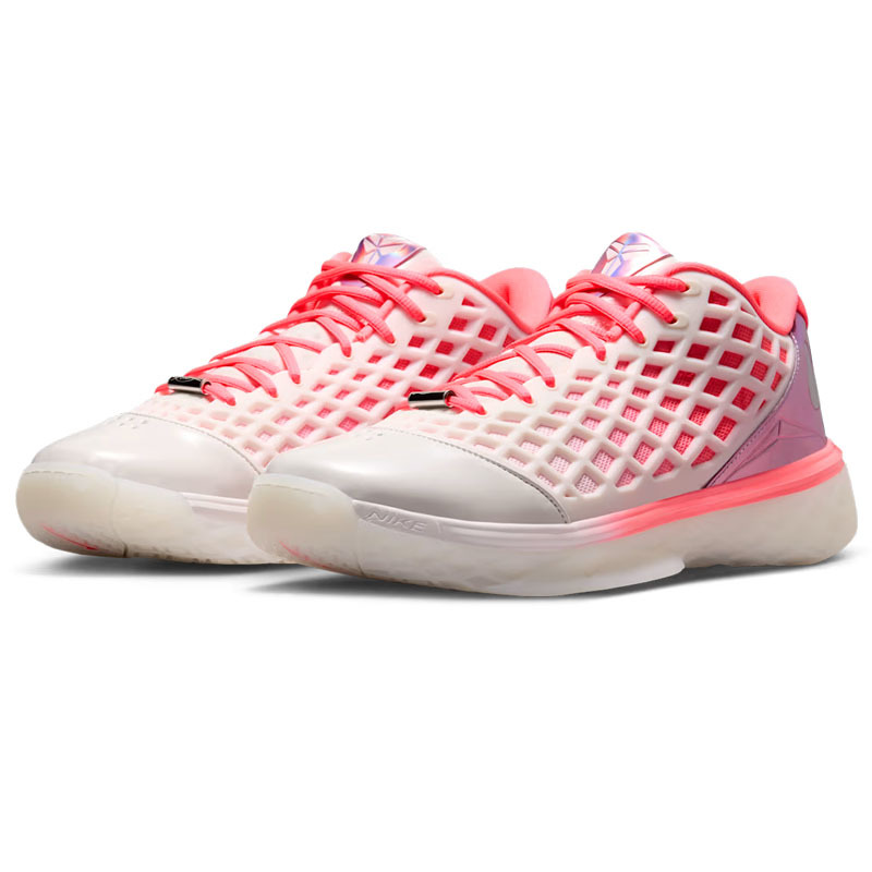 （特價代購，不退換）男鞋 WNBA NIKE KOBE 3 LOW 'Hot Punch' 白粉 曼巴 氣墊 緩震 實戰 籃球鞋【IQ3917-100】KOBE3