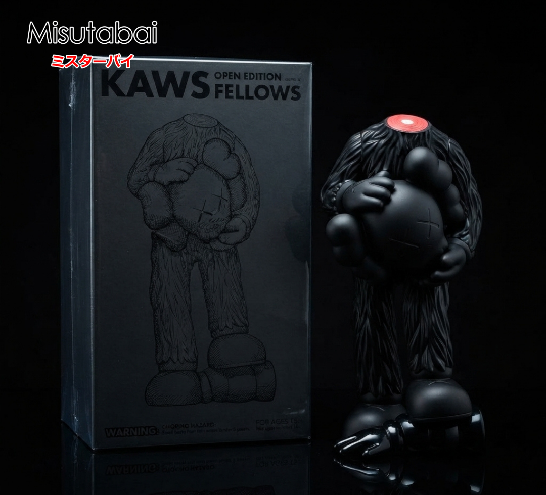 KAWS FELLOWS Vinyl Figures (Black)