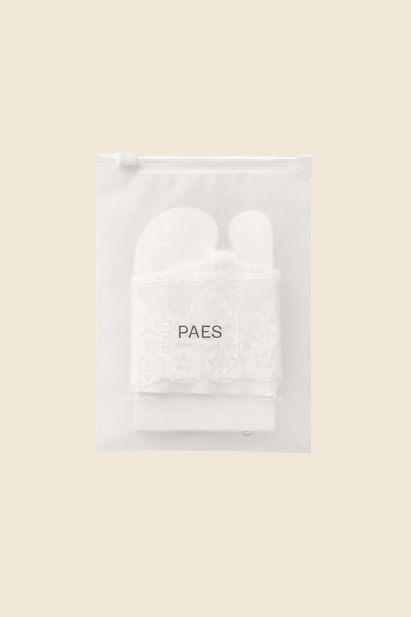 PAES - FLORAL LACE TOE COVER (WHITE)