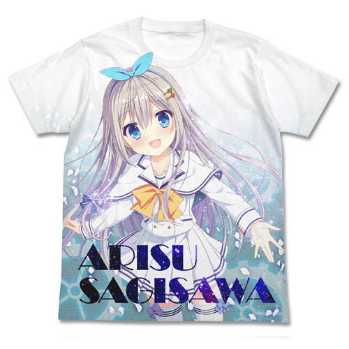 鷺澤有里栖 ﾌﾙｸﾞﾗﾌｨｯｸTｼｬﾂ/WHITE COSPA 091426