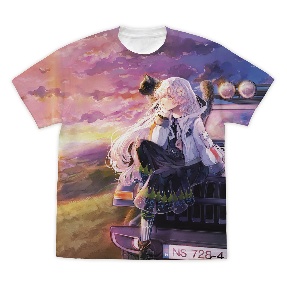 ﾊｲｸ ﾌﾙｸﾞﾗﾌｨｯｸTｼｬﾂ/WHITE COSPA 091426