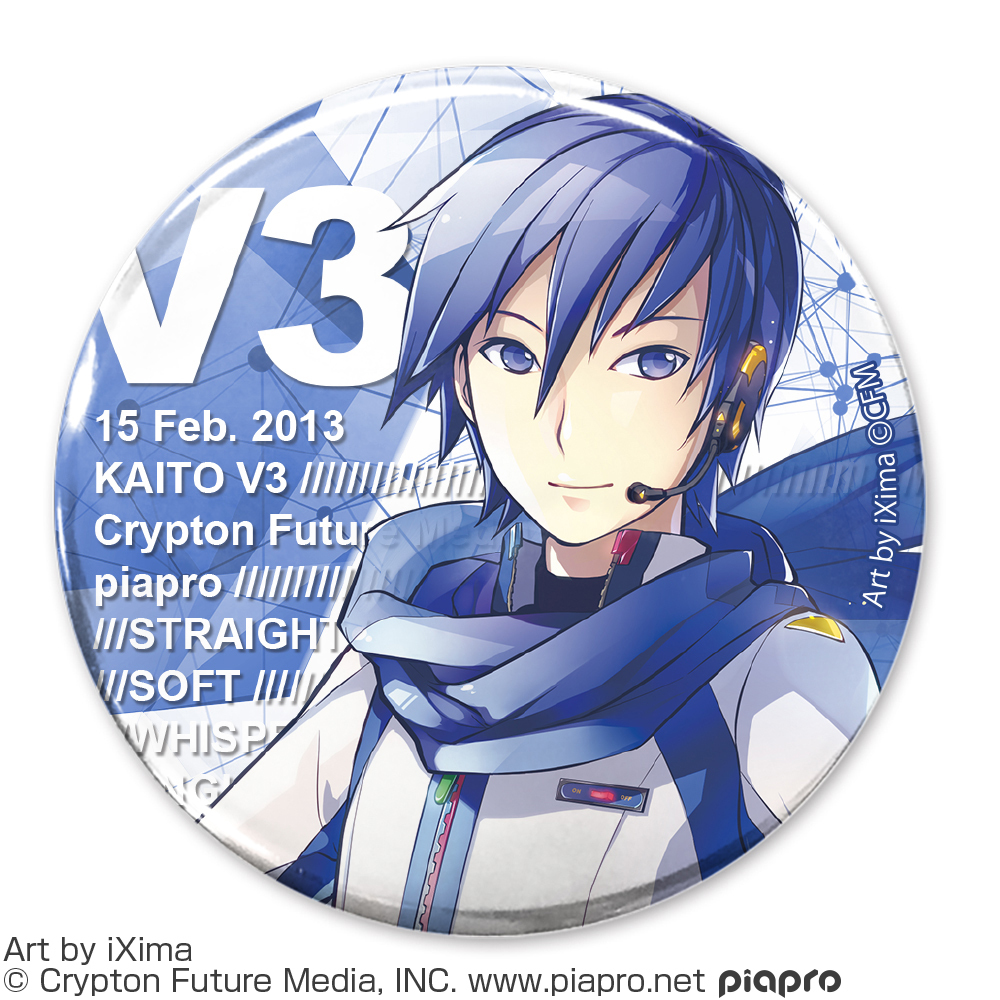 KAITO V3 65mm缶ﾊﾞｯｼﾞ COSPA 091426