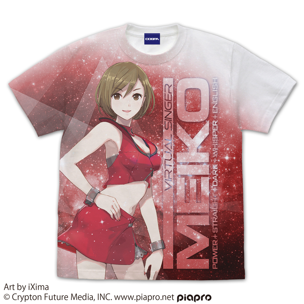MEIKO ﾌﾙｸﾞﾗﾌｨｯｸTｼｬﾂ/WHITE COSPA 091426