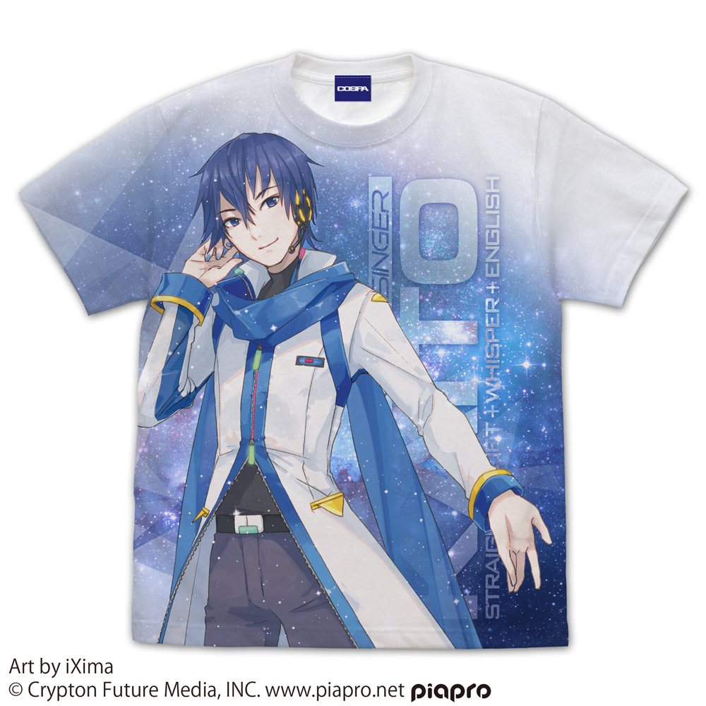 KAITO ﾌﾙｸﾞﾗﾌｨｯｸTｼｬﾂ/WHITE COSPA 091426