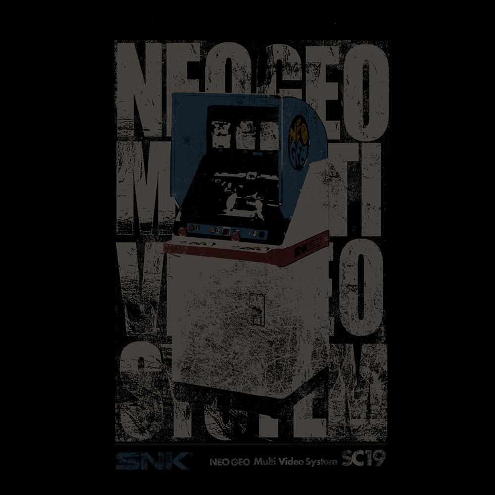 NEOGEO 筐体Tｼｬﾂ/BLACK COSPA 091426