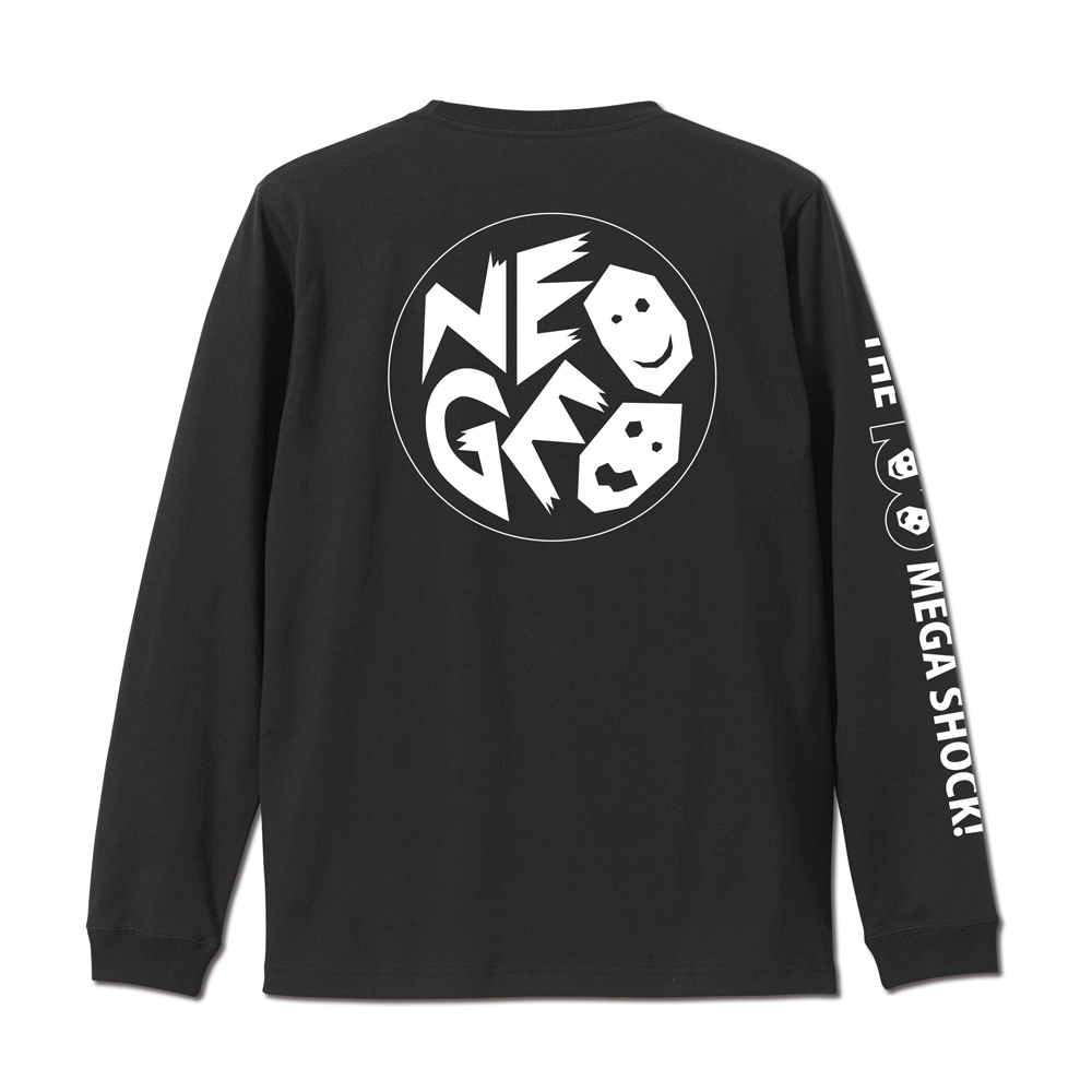 NEOGEO 袖ﾘﾌﾞﾛﾝｸﾞｽﾘｰﾌﾞTｼｬﾂ/BLACK COSPA 091426