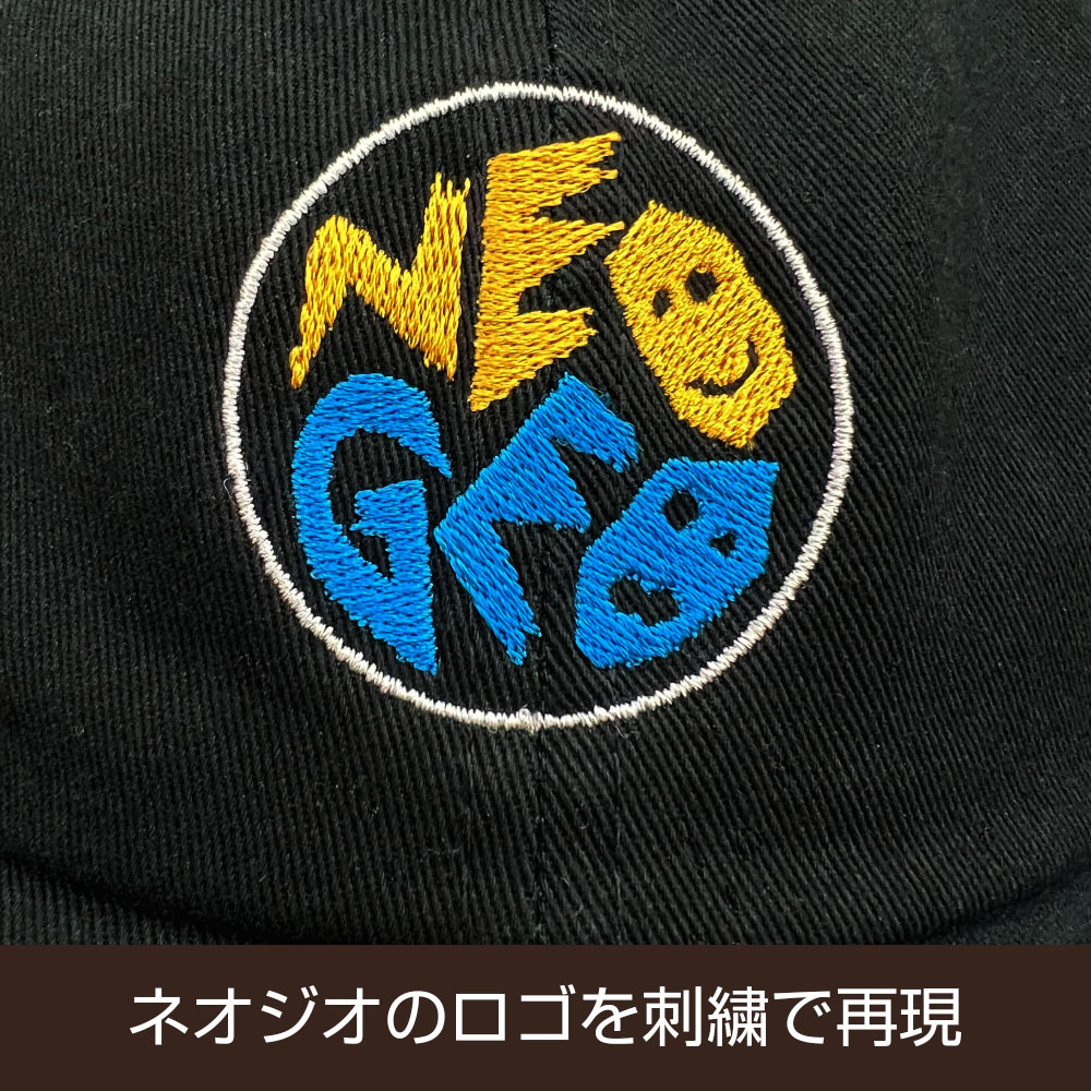 NEOGEO 刺繍ﾛｰｷｬｯﾌﾟ/BLACK COSPA 091426
