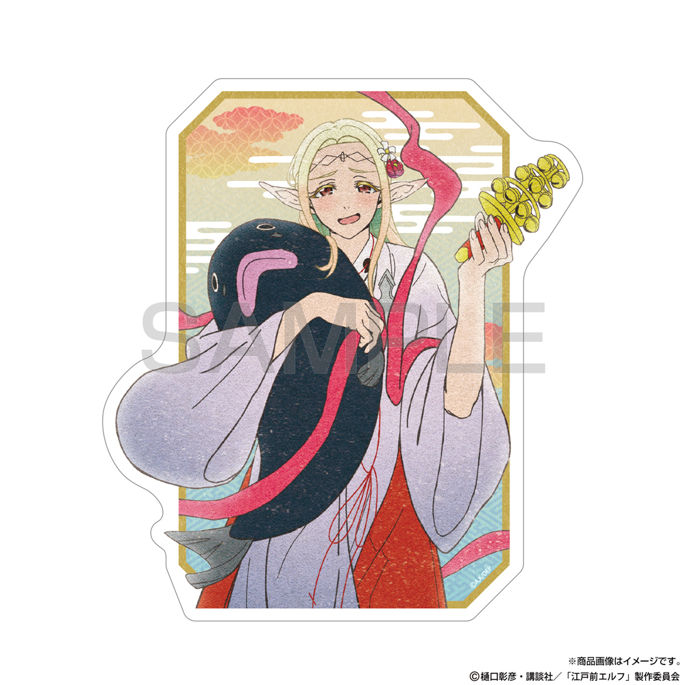 描き下ろし ｴﾙﾀﾞ 屋外対応ｽﾃｯｶｰ 御祭神Ver. COSPA 091426