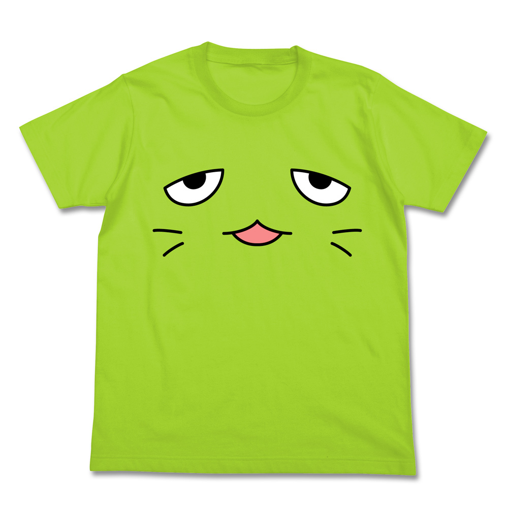ぴにゃこら太ﾌｪｲｽ Tｼｬﾂ Ver.2.0/LIGHT GREEN COSPA 091426