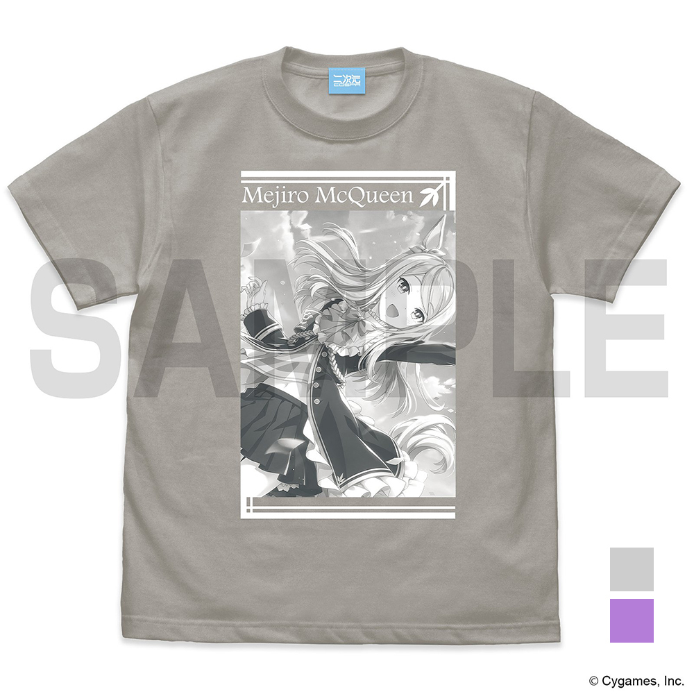 ﾒｼﾞﾛﾏｯｸｲｰﾝ/『ｴｰｽ』として Tｼｬﾂ/LIGHT GRAY COSPA 091426