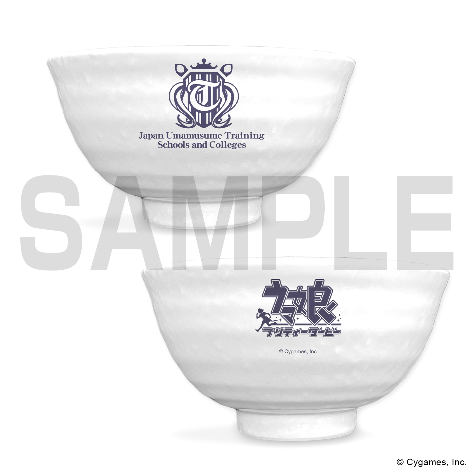 ﾄﾚｾﾝ学園校章入り お茶碗 COSPA 091426