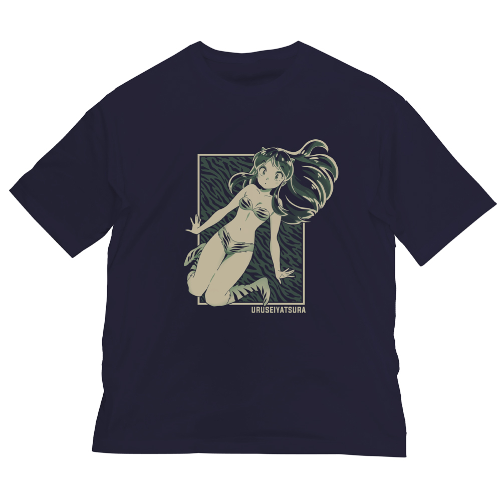 TVｱﾆﾒ『うる星やつら』 ﾗﾑ ﾋﾞｯｸﾞｼﾙｴｯﾄTｼｬﾂ/NAVY COSPA 091426
