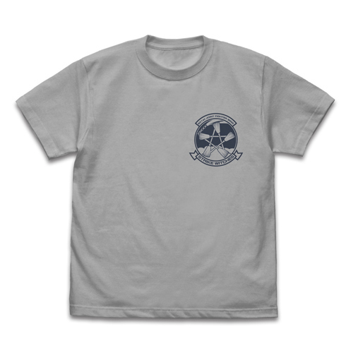 STRIKE WITCHES ｴﾝﾌﾞﾚﾑ Tｼｬﾂ/LIGHT GRAY COSPA 091426