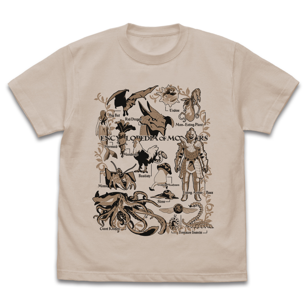 魔物図鑑 Tｼｬﾂ/SAND BEIGE COSPA 091426