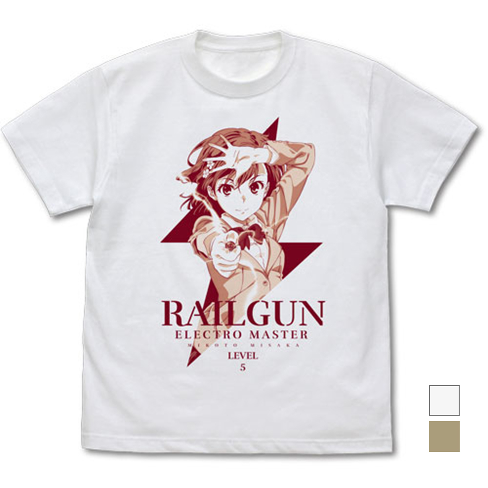御坂美琴 Tｼｬﾂ Ver.2.0/WHITE COSPA 091426