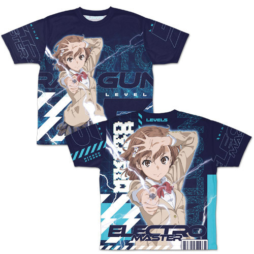 御坂美琴 両面ﾌﾙｸﾞﾗﾌｨｯｸTｼｬﾂ COSPA 091426