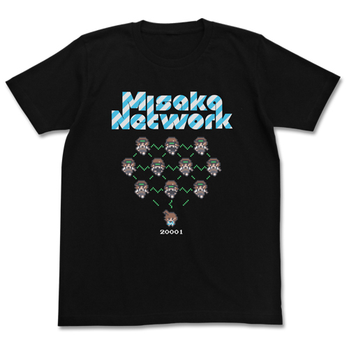 ﾐｻｶﾈｯﾄﾜｰｸTｼｬﾂ/BLACK COSPA 091426