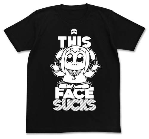 ﾎﾟﾌﾟﾃﾋﾟﾋﾟｯｸSUCKS Tｼｬﾂ/BLACK COSPA 091426