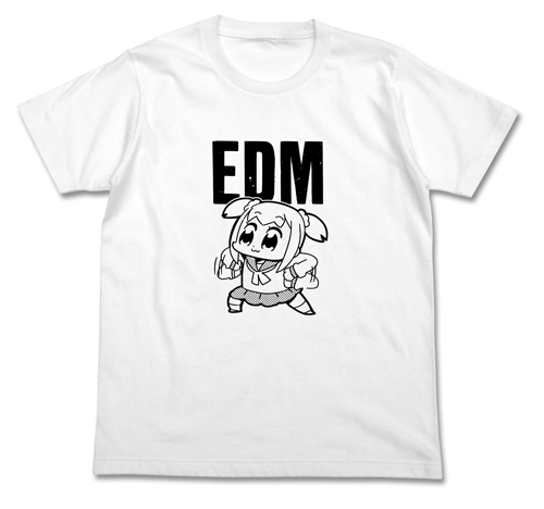 ﾎﾟﾌﾟﾃﾋﾟﾋﾟｯｸEDM Tｼｬﾂ/WHITE COSPA 091426
