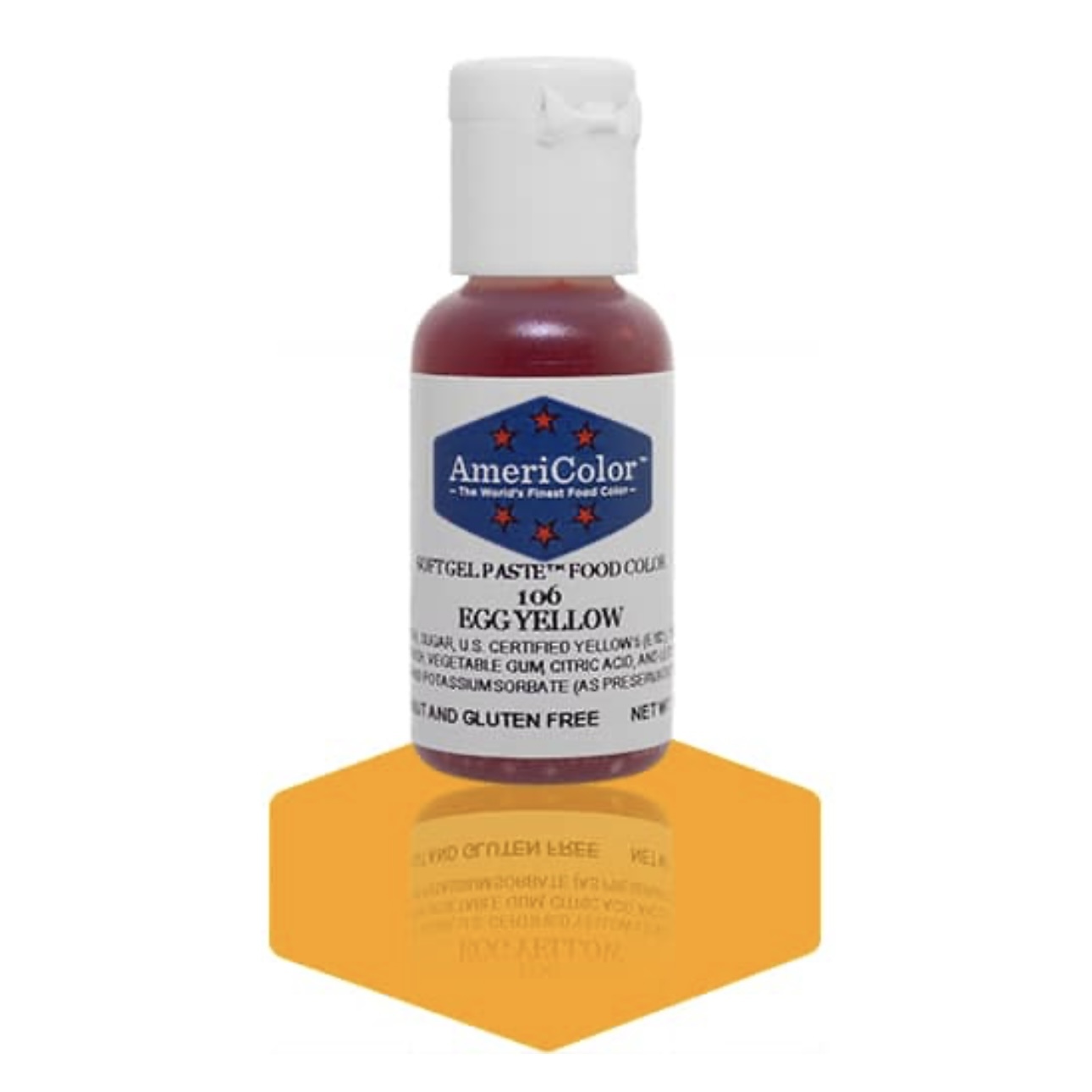 AmeriColor Soft Gel Paste Food Colour Egg Yellow 21g