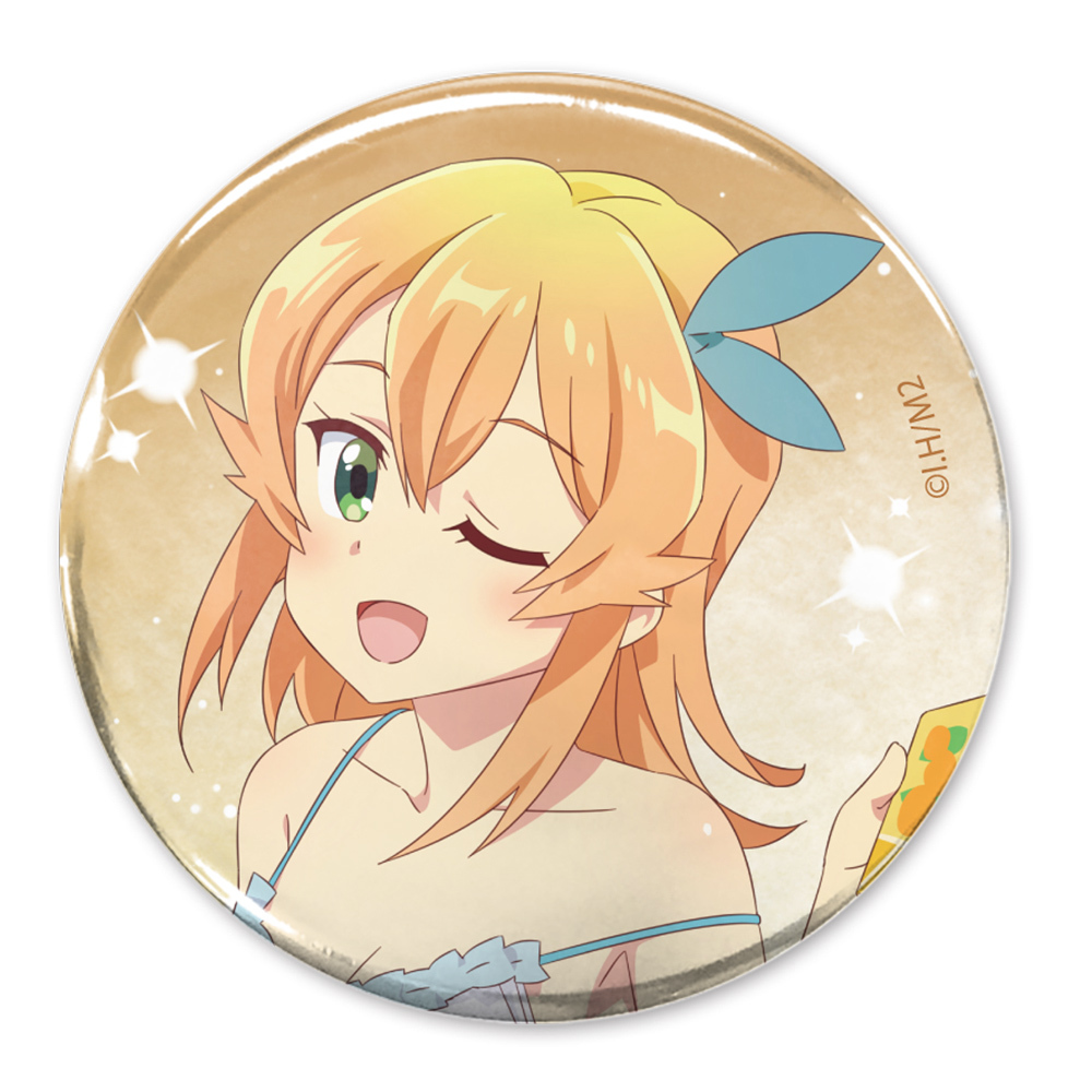 描き下ろし 陽夏木ﾐｶﾝ 65mm缶ﾊﾞｯｼﾞ お泊りVer. COSPA 091426