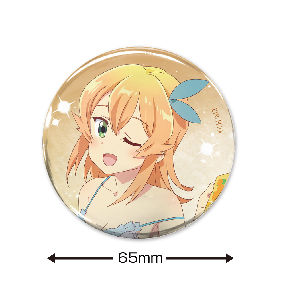 描き下ろし 陽夏木ﾐｶﾝ 65mm缶ﾊﾞｯｼﾞ お泊りVer. COSPA 091426