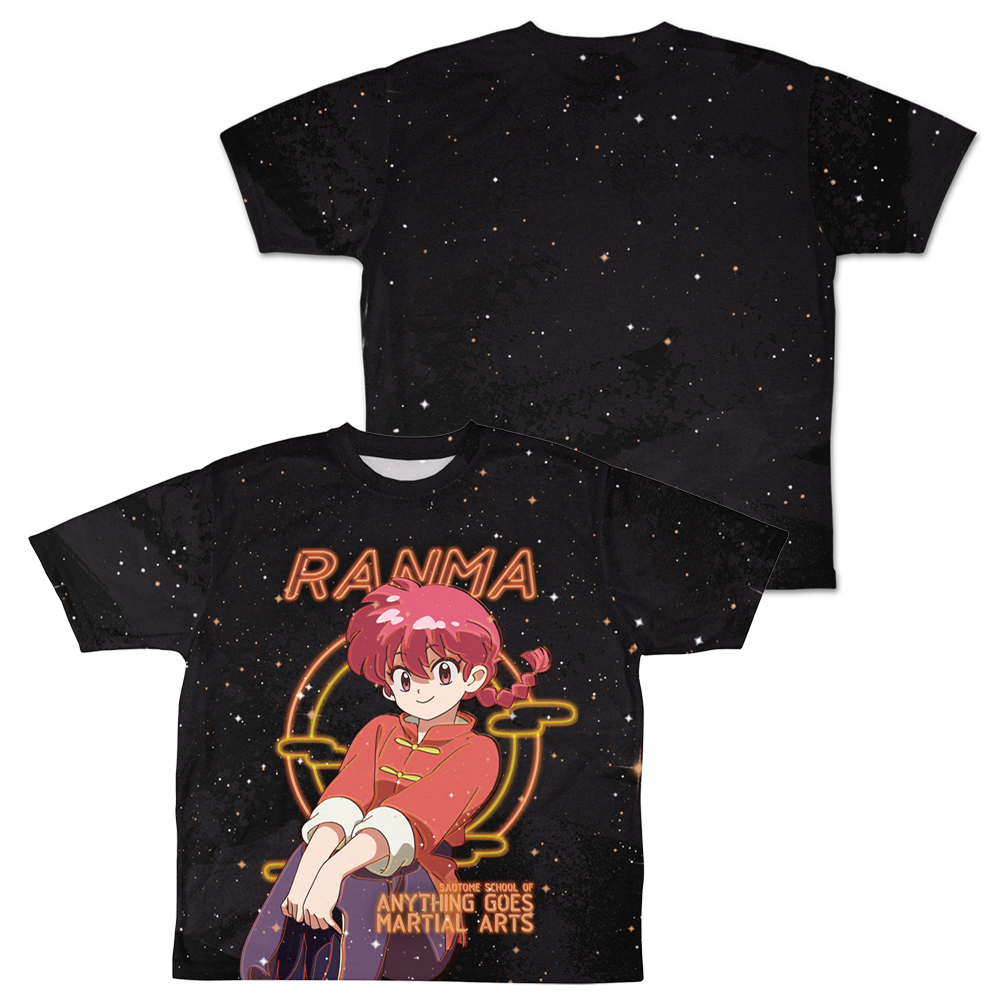 らんま 両面ﾌﾙｸﾞﾗﾌｨｯｸTｼｬﾂ ﾈｵﾝｻｲﾝVer. COSPA 091426
