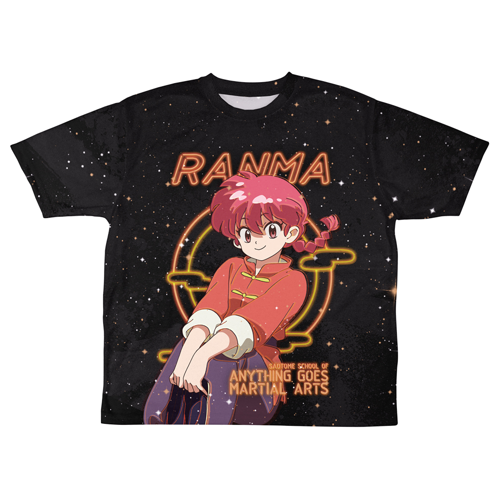 らんま 両面ﾌﾙｸﾞﾗﾌｨｯｸTｼｬﾂ ﾈｵﾝｻｲﾝVer. COSPA 091426