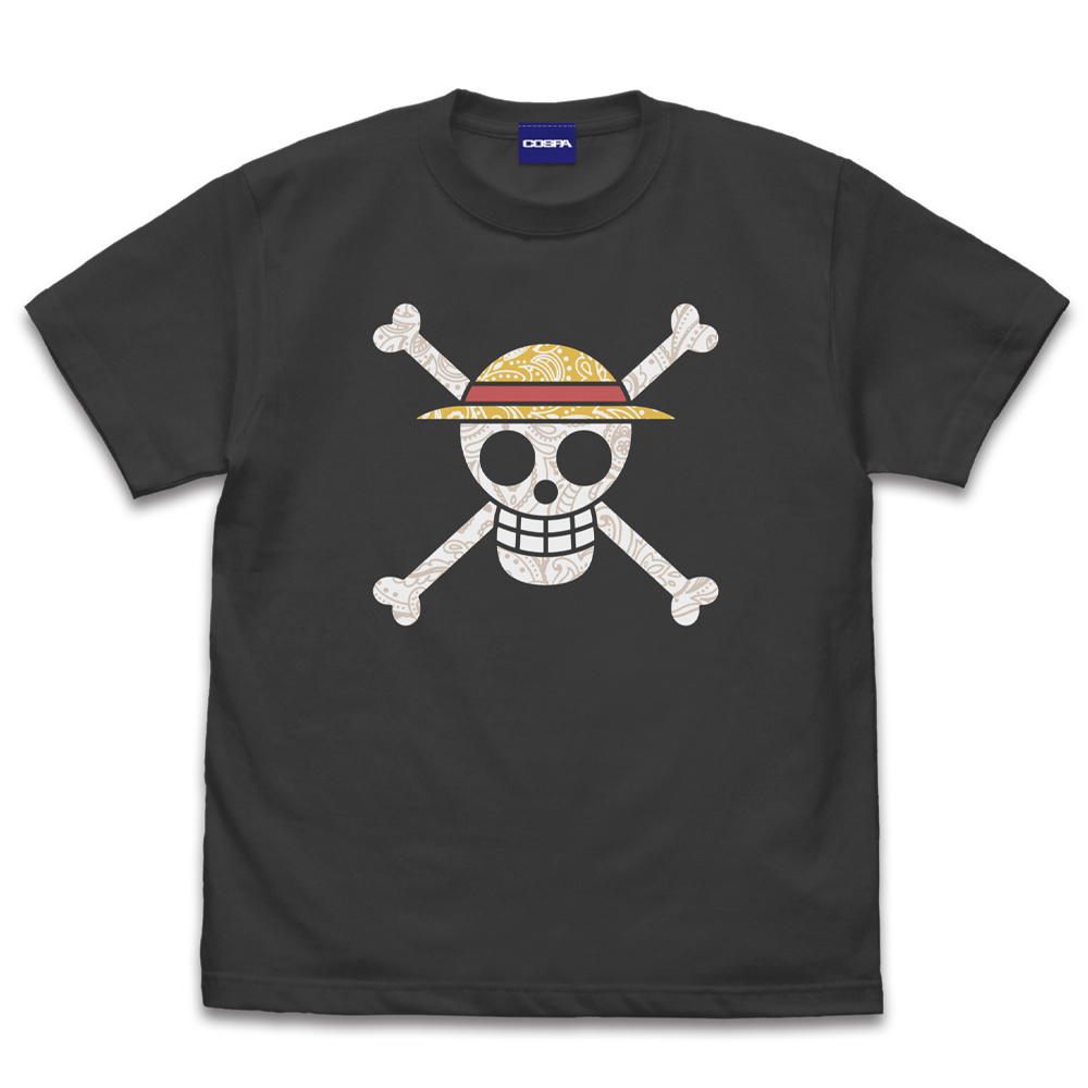 麦わらの一味 海賊旗 ﾍﾟｲｽﾞﾘｰ Tｼｬﾂ/SUMI COSPA 091426