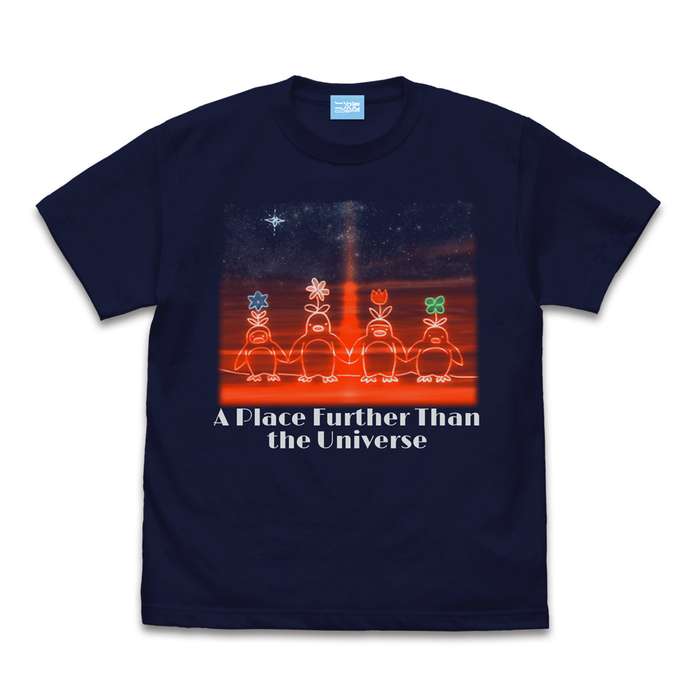 宇宙よりも遠い場所 ﾍﾟﾝｷﾞﾝ Tｼｬﾂ/NAVY COSPA 091426