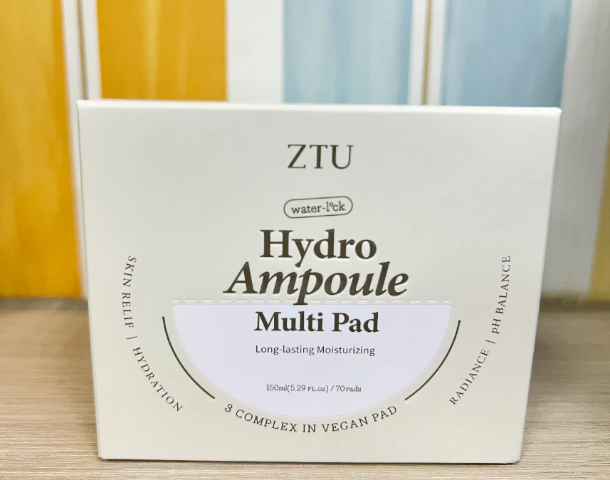 VQ86 ZTU 水盈光潤精華棉片 ZTU WATER-LOCK HYDRO AMPOULE PAD 70片**到期日約:2027/04