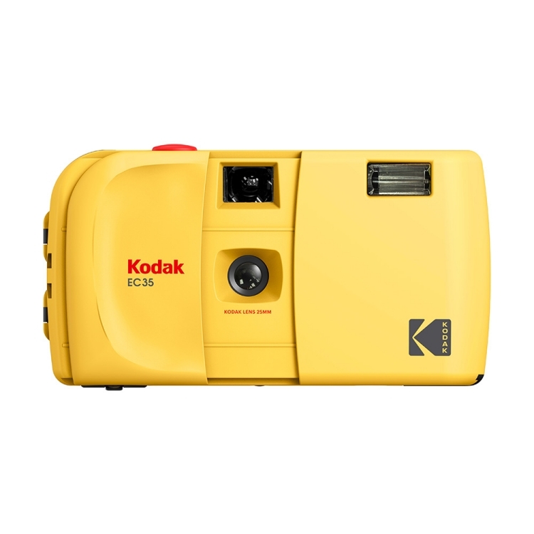 Kodak 柯達 EC35 35mm 底片相機 套組 黃色