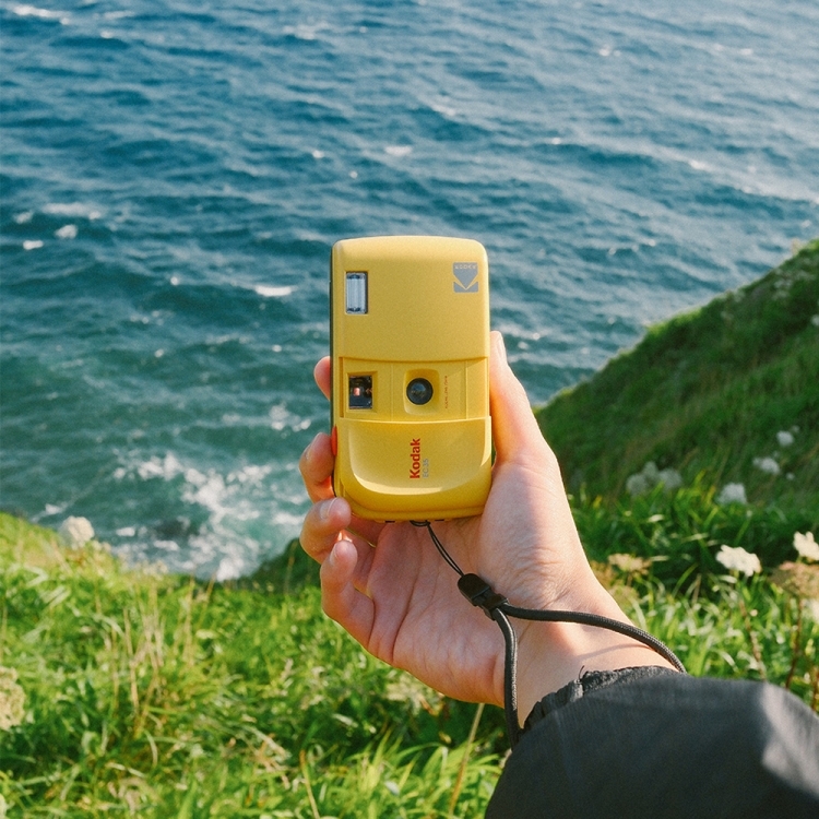 Kodak 柯達 EC35 35mm 底片相機 套組 黃色
