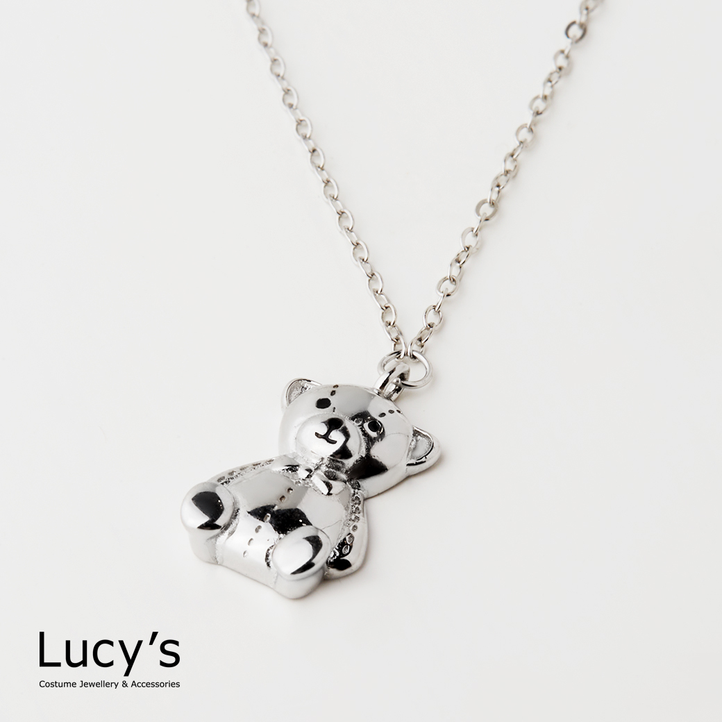 Lucy's-925純銀純真小熊項鍊(129740)