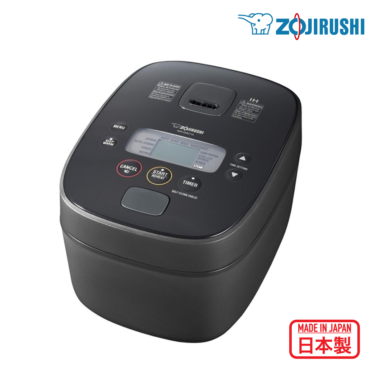 ZOJIRUSHI 1.0L/1.8L 220V IH Rice Cooker【Authorised distributor import instead of HK licensed】-NW-QAQ