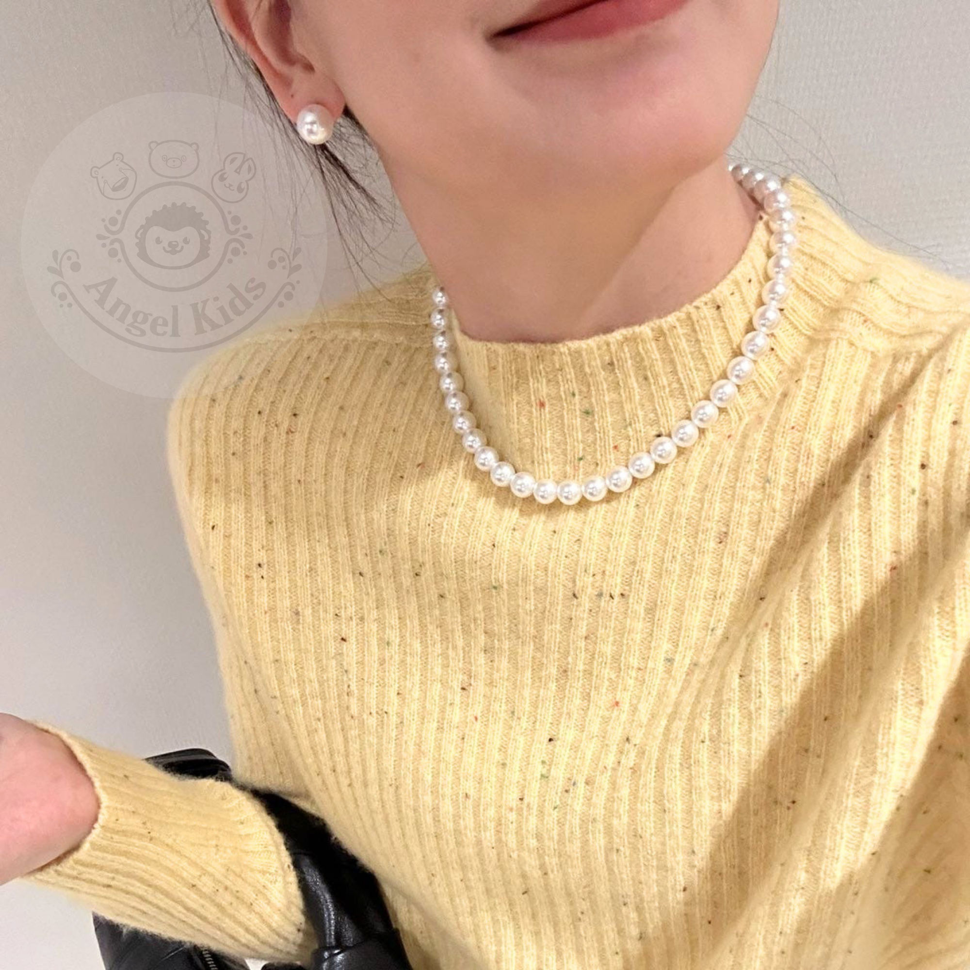 包郵優惠 Mikimoto 御木本珍珠頸鍊耳環套裝 @2608