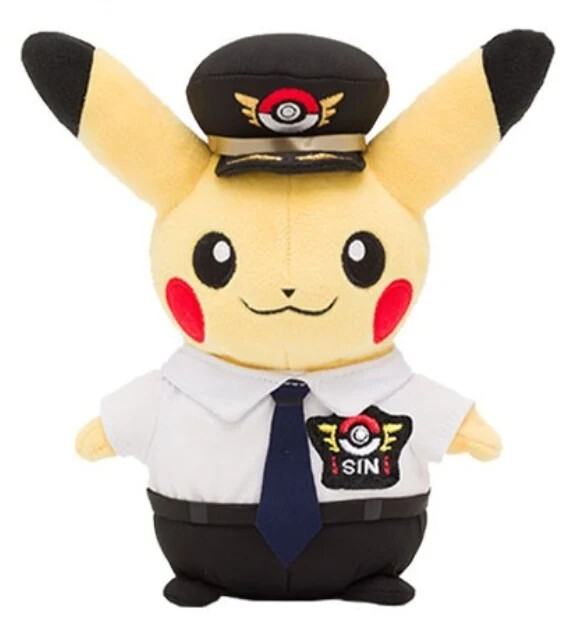 Pokemon Singapore Pilot Pikachu ver.2 Plush Toy