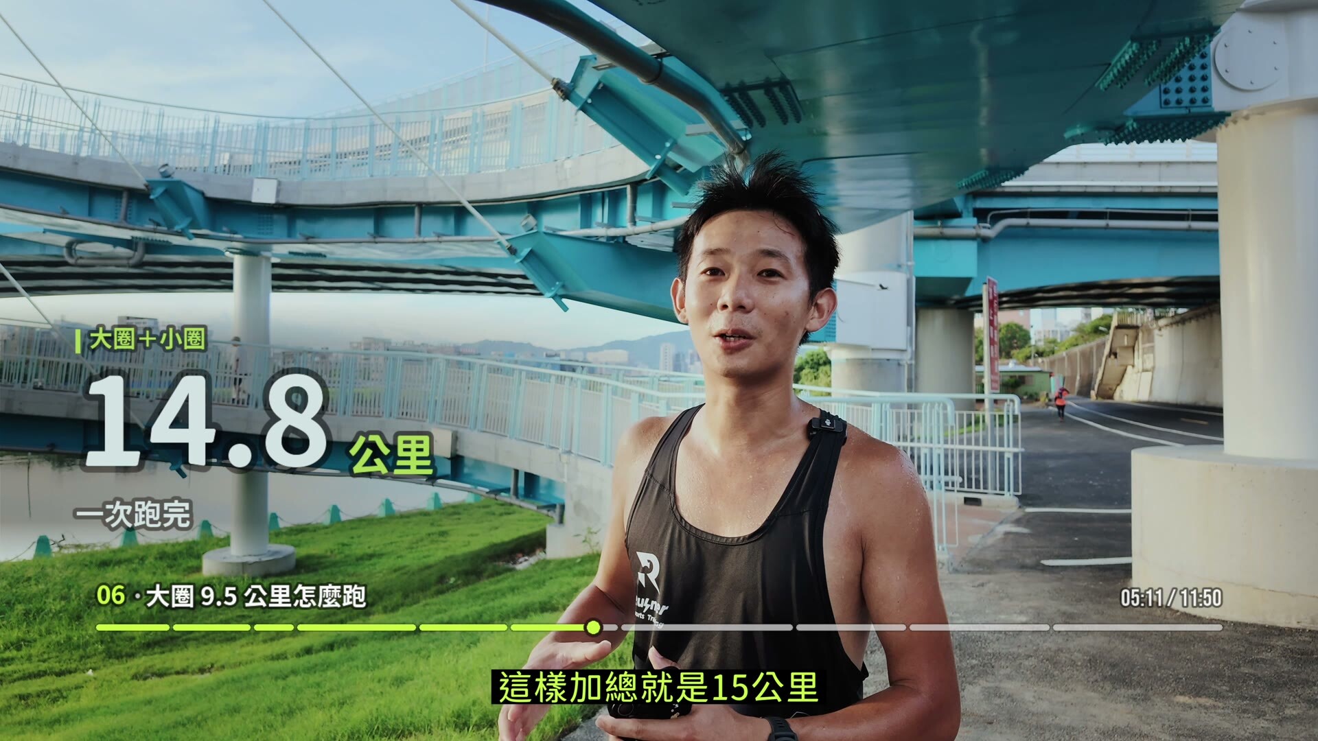 天際之眼 9.5K 大圈加 5.3K 小圈約 14.8K 的影片實測畫面